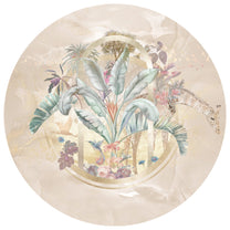 Wallpaper circle Lola | Beige