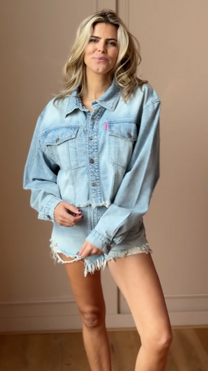 Jacket Willow | Light blue | Harper & Yve