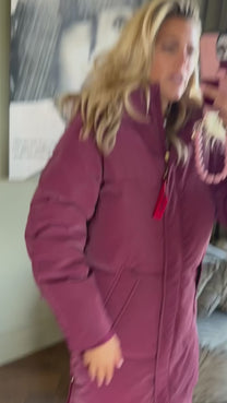 Coat Yitty | Wine berry | Harper & Yve