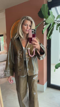 Jacket Jeany | Green | Amaya Amsterdam