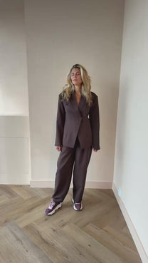 Fitted blazer Mily | Brown | Refined Department