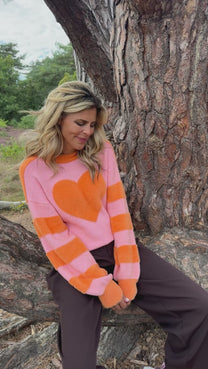 Sweater Fruitella | Orange & Pink | Studio Poespas