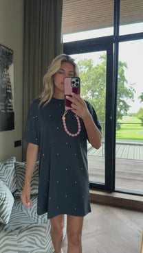 Knitted t-shirt dress Bella | Antra | Refined Department