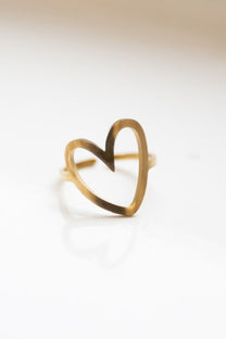 Ring lots of love | Goud