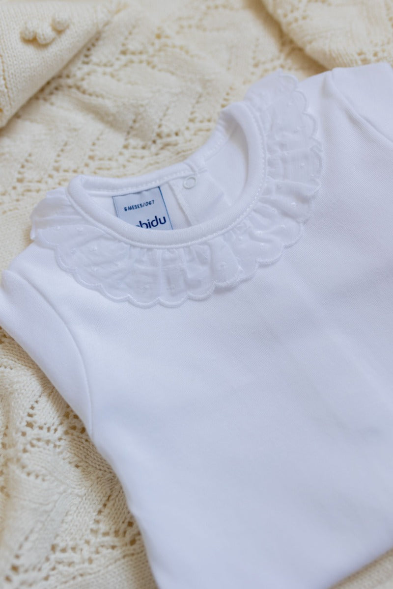 Romper Coco | Lace collar white | Long sleeves | Babidu