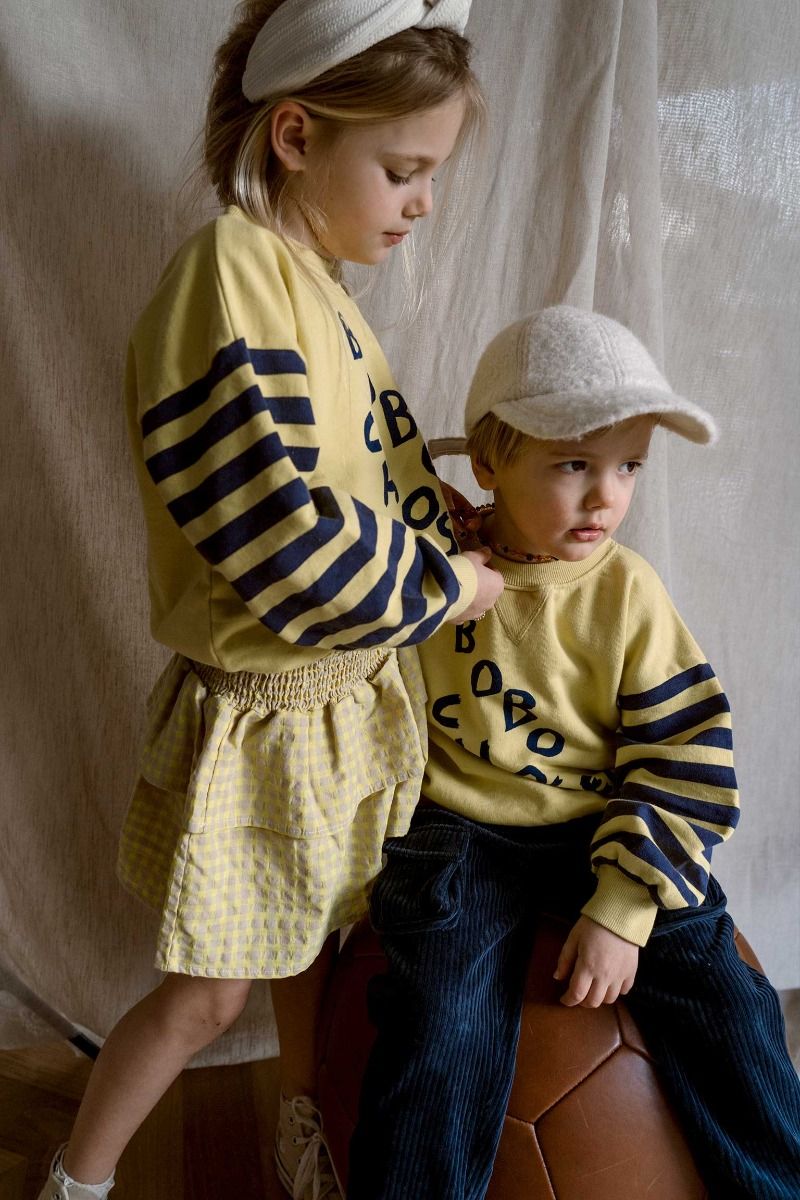 Ruffle skirt Vichy | Bobo Choses