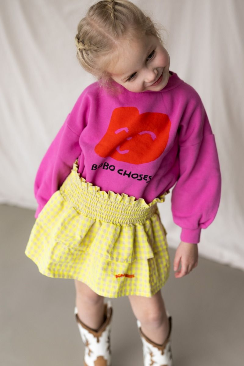 Ruffle skirt Vichy | Bobo Choses