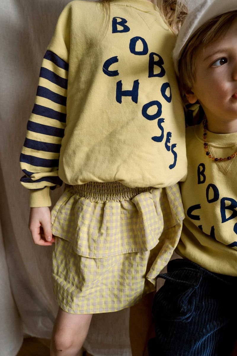Ruffle skirt Vichy | Bobo Choses