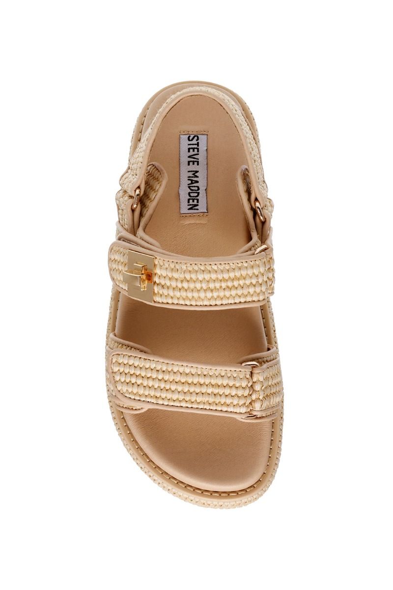 Sandaal Bigmona | Nat Raffia | Steve Madden