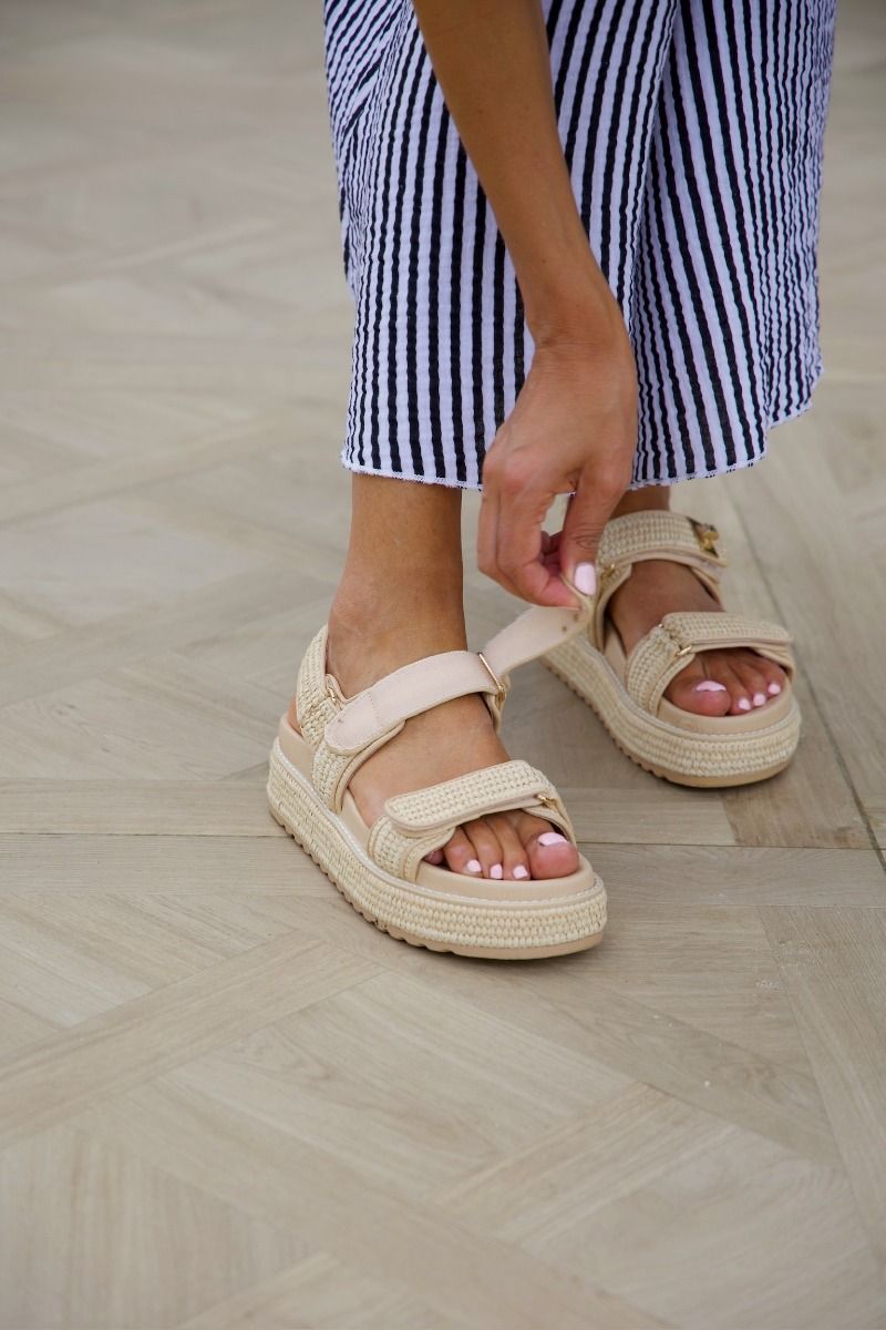 Sandaal Bigmona | Nat Raffia | Steve Madden