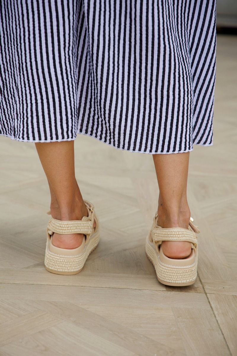 Sandaal Bigmona | Nat Raffia | Steve Madden