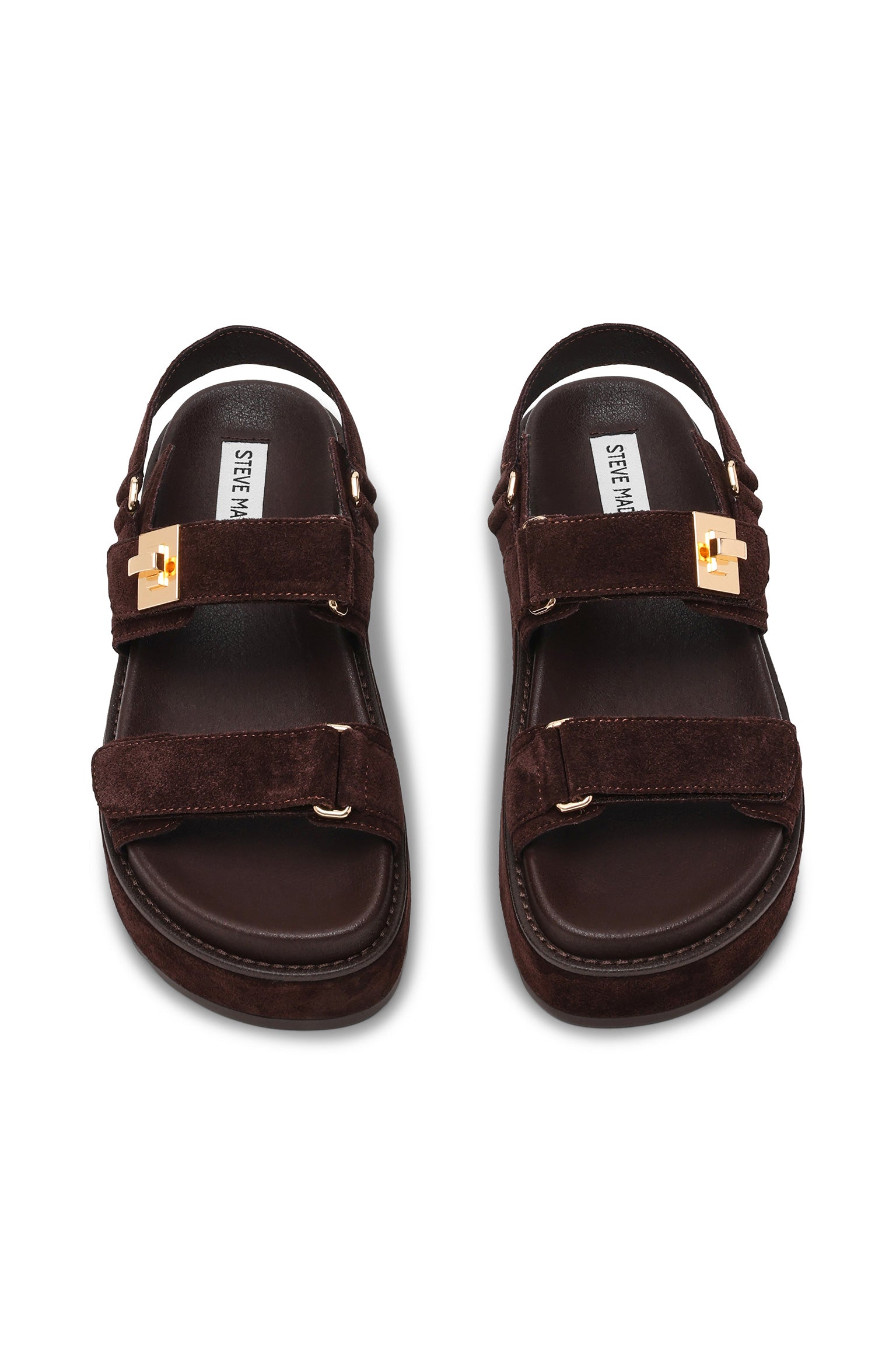 Sandaal Bigmona | Brown suede | Steve Madden