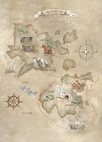 Wallpaper Treasure Map