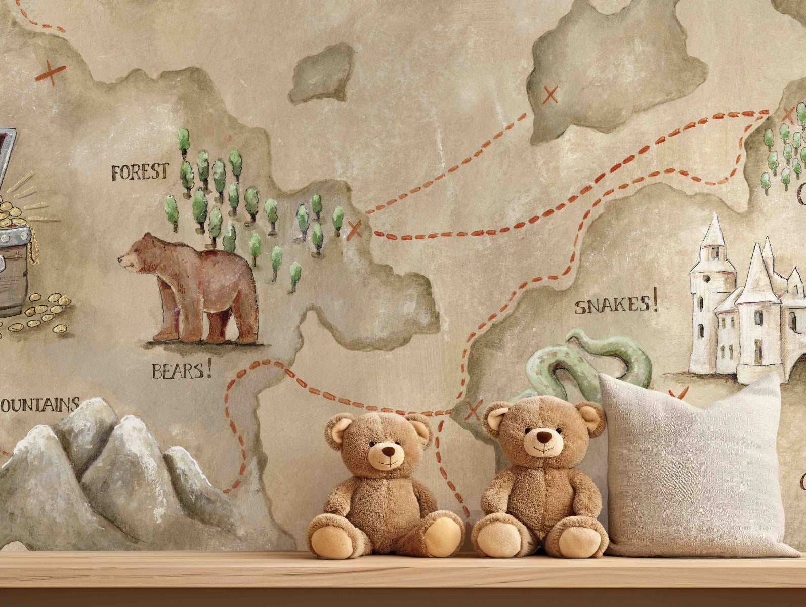 Wallpaper Treasure Map