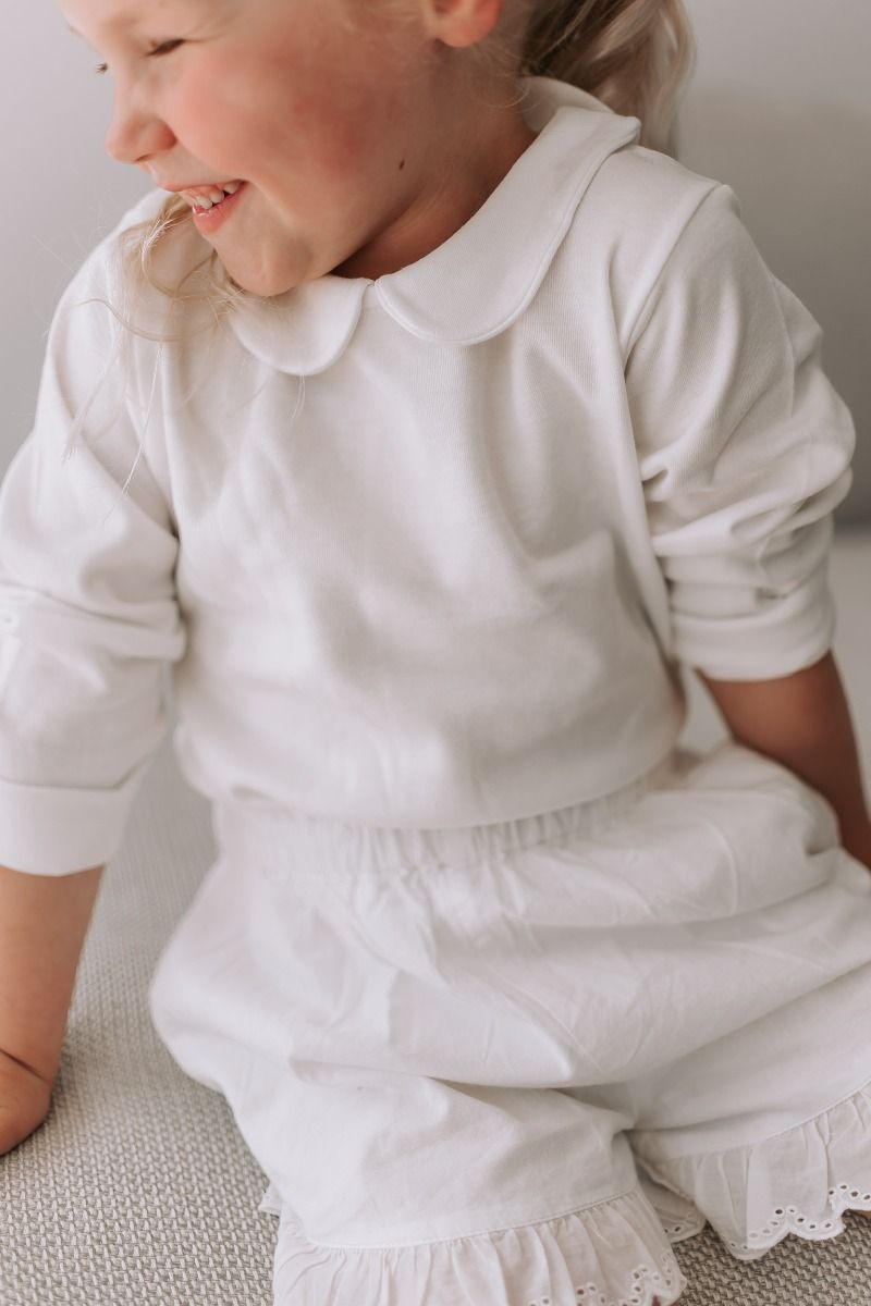 Shirt Bowi | Peter Pan kraagje, unisex