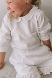 Shirt Bowi | Peter Pan kraagje, unisex