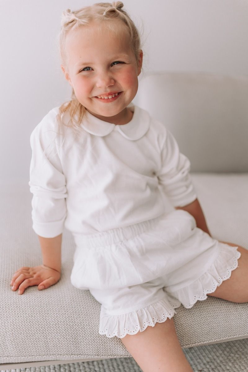 Shirt Bowi | Peter Pan kraagje, unisex