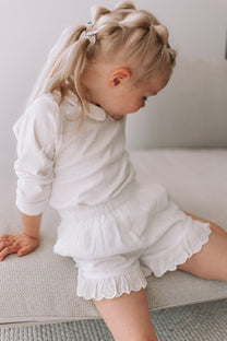 Shirt Bowi | Peter Pan kraagje, unisex