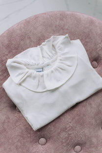 Shirt Lizzy | Volant wit | Babidu