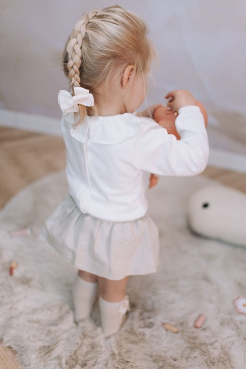 Shirt Lizzy | Volant wit | Babidu