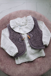 Shirt Lizzy | Volant wit | Babidu