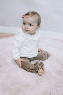 Shirt Lizzy | Volant wit | Babidu