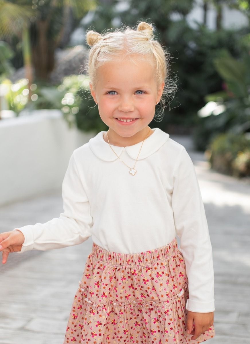 Shirt Bowi | Peter Pan kraagje, unisex