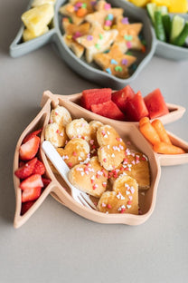 Silicone bordje lemon | Rose Sand | Konges Slojd