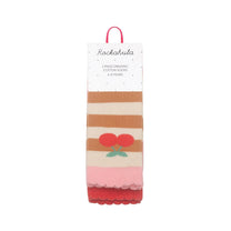 Socks stripy cherry | 2-pack | Rockahula
