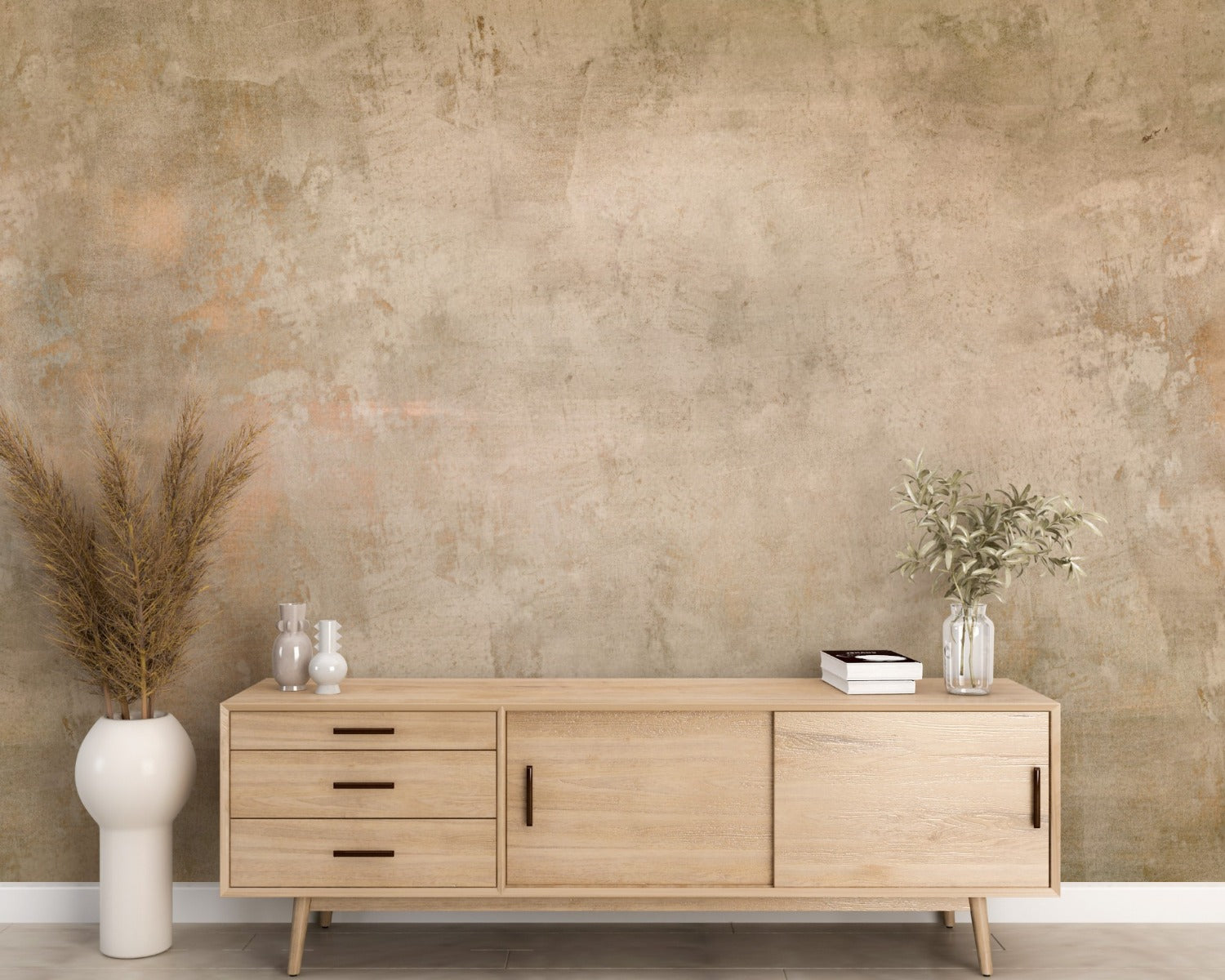 Wallpaper Bronze stucco