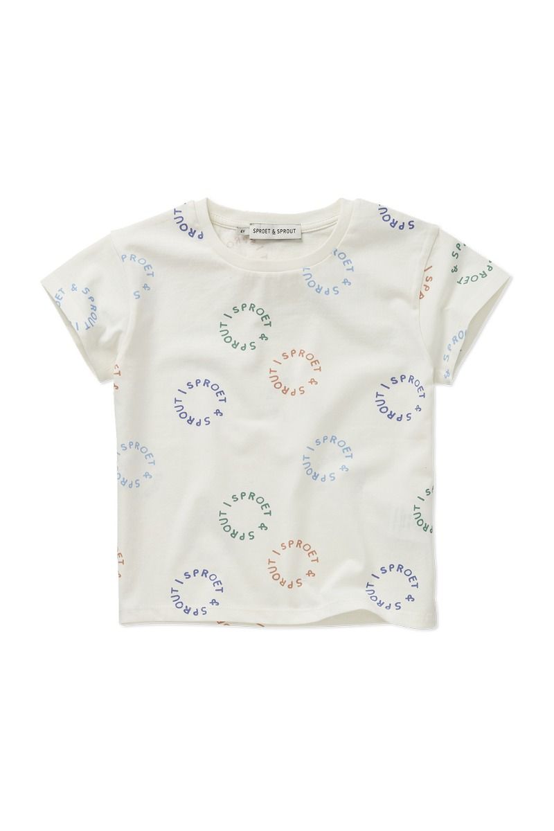 T-shirt freckle print | Off white | Freckle & Sprout