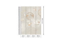 Wallpaper Pastel Planets | Beige