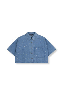Top Adeline | Blue denim | Refined Department
