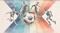 Wallpaper Football | Men | Blue