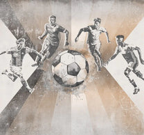 Wallpaper Football | Men | Taupe