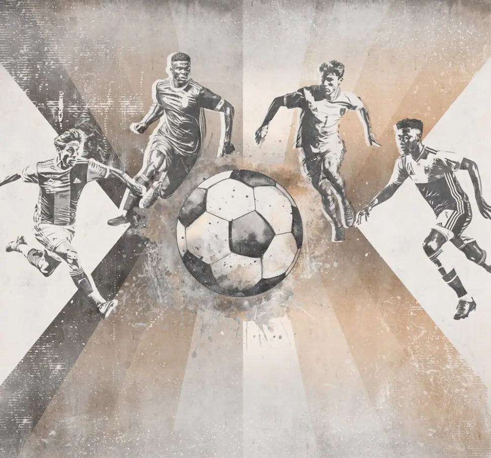 Wallpaper Football | Men | Taupe