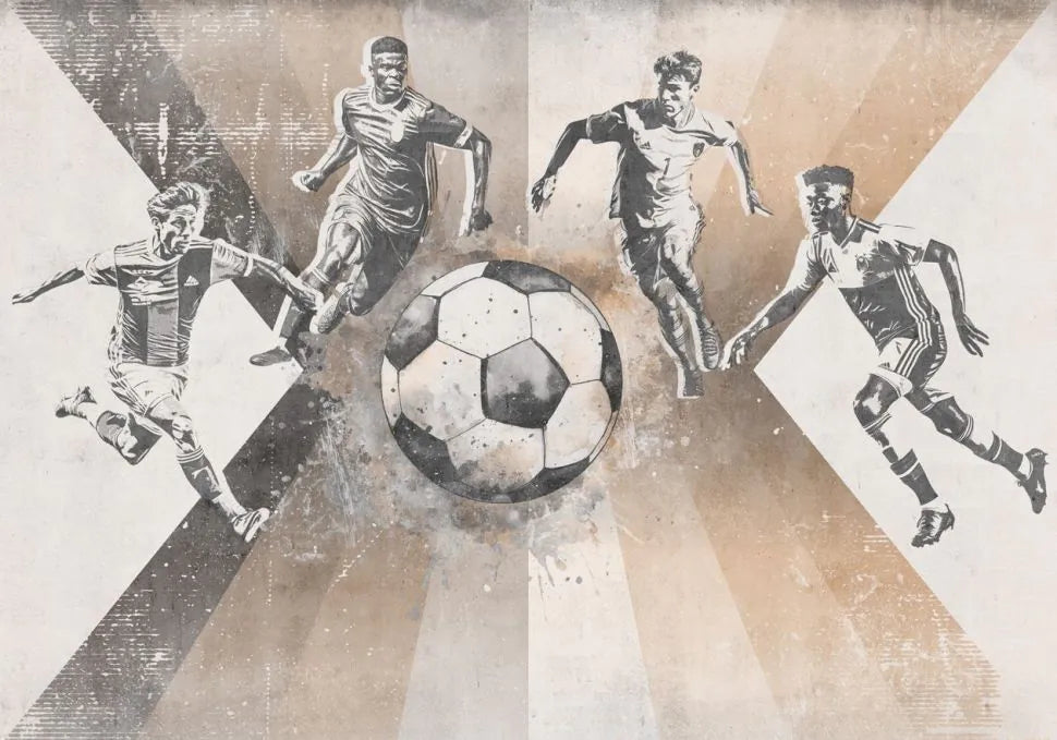 Wallpaper Football | Men | Taupe