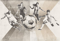 Wallpaper Football | Women | Taupe