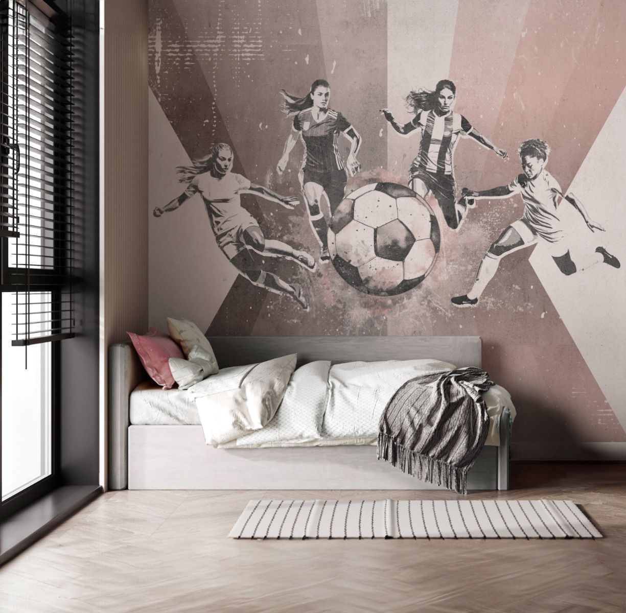 Wallpaper Football | Women | Pink