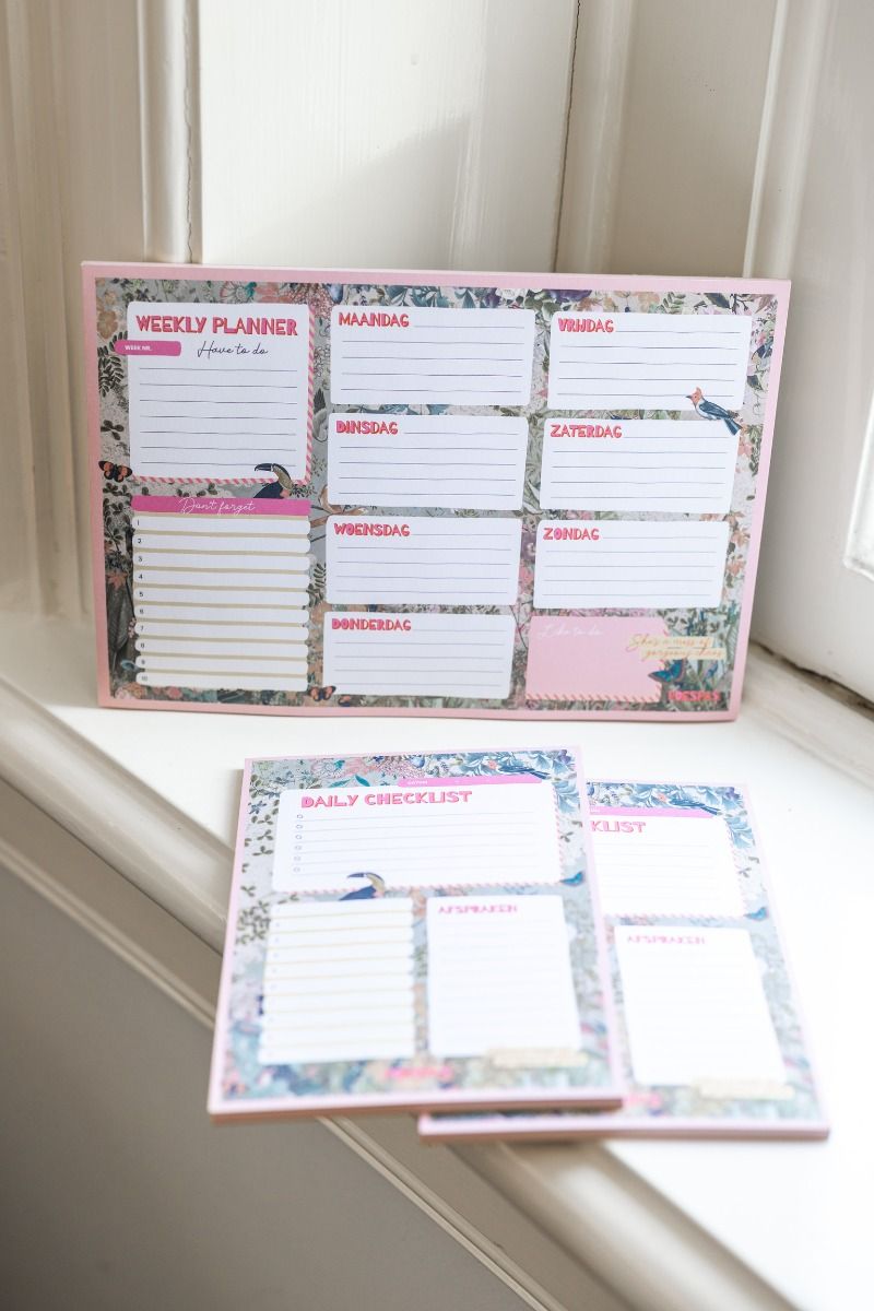 Weekly planner | A4 | Studio Poespas