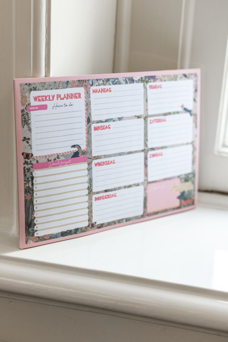 Weekly planner | A4 | Studio Poespas