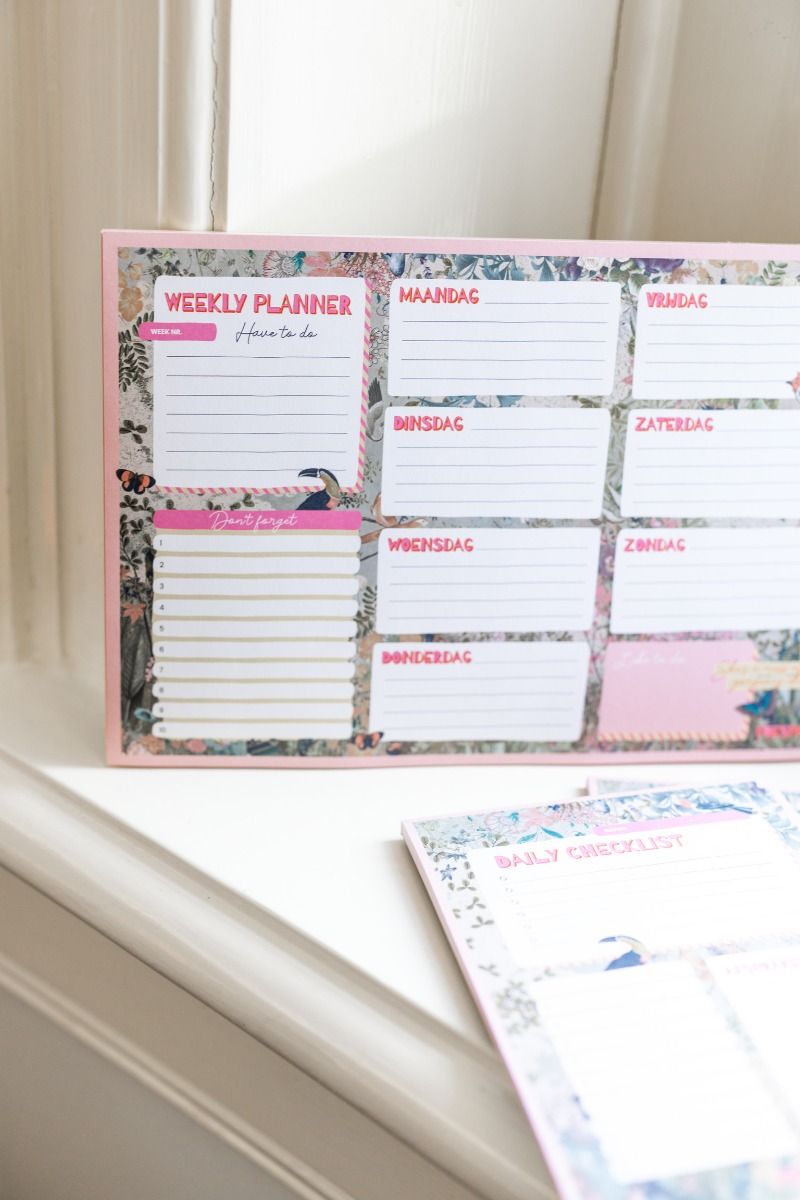 Weekly planner | A4 | Studio Poespas