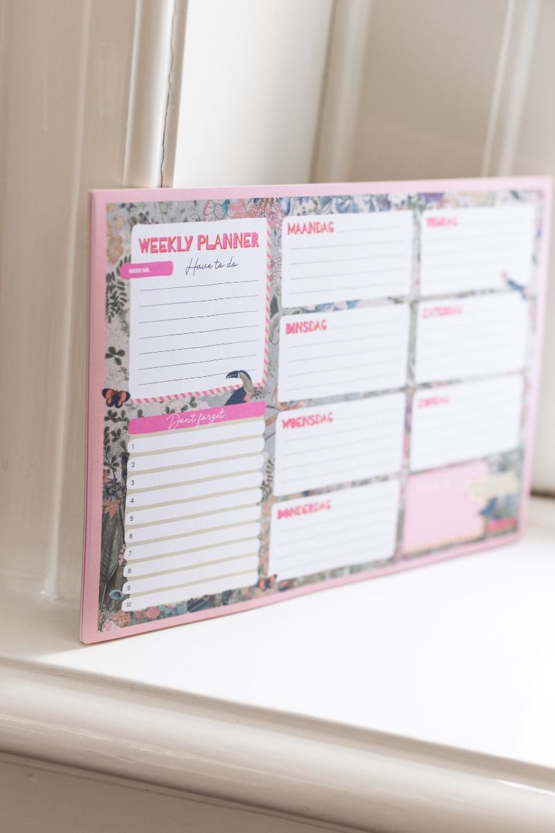 Weekly planner | A4 | Studio Poespas