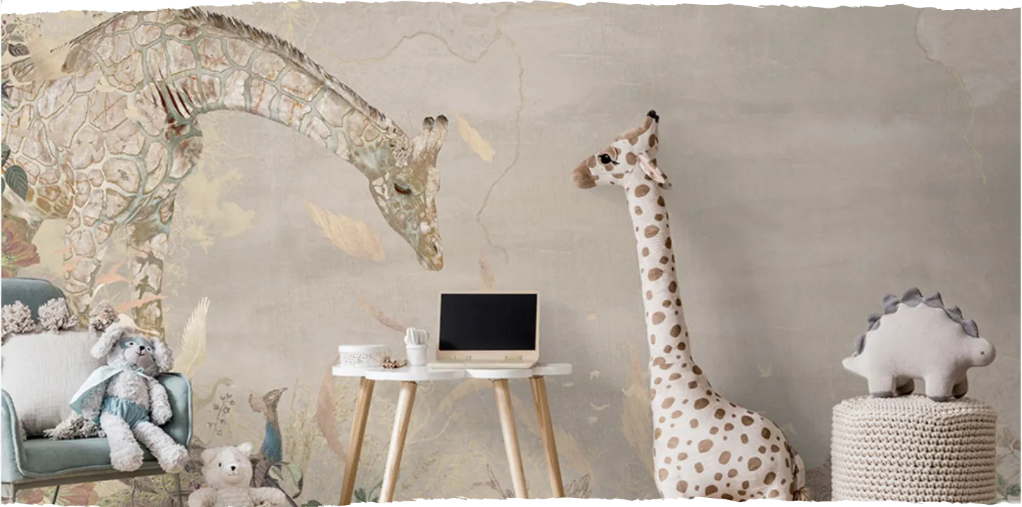 Review Giraffe behang van Melissa