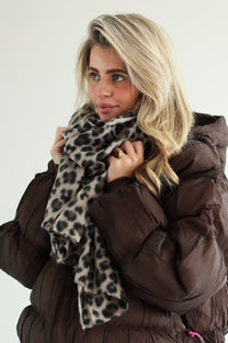 Sjaal Leo | Taupe