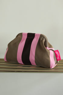 Toilettas Bon Chocolate | Brown/pink | Studio Poespas