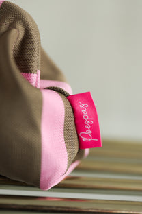 Toilettas Bon Chocolate | Brown/pink | Studio Poespas