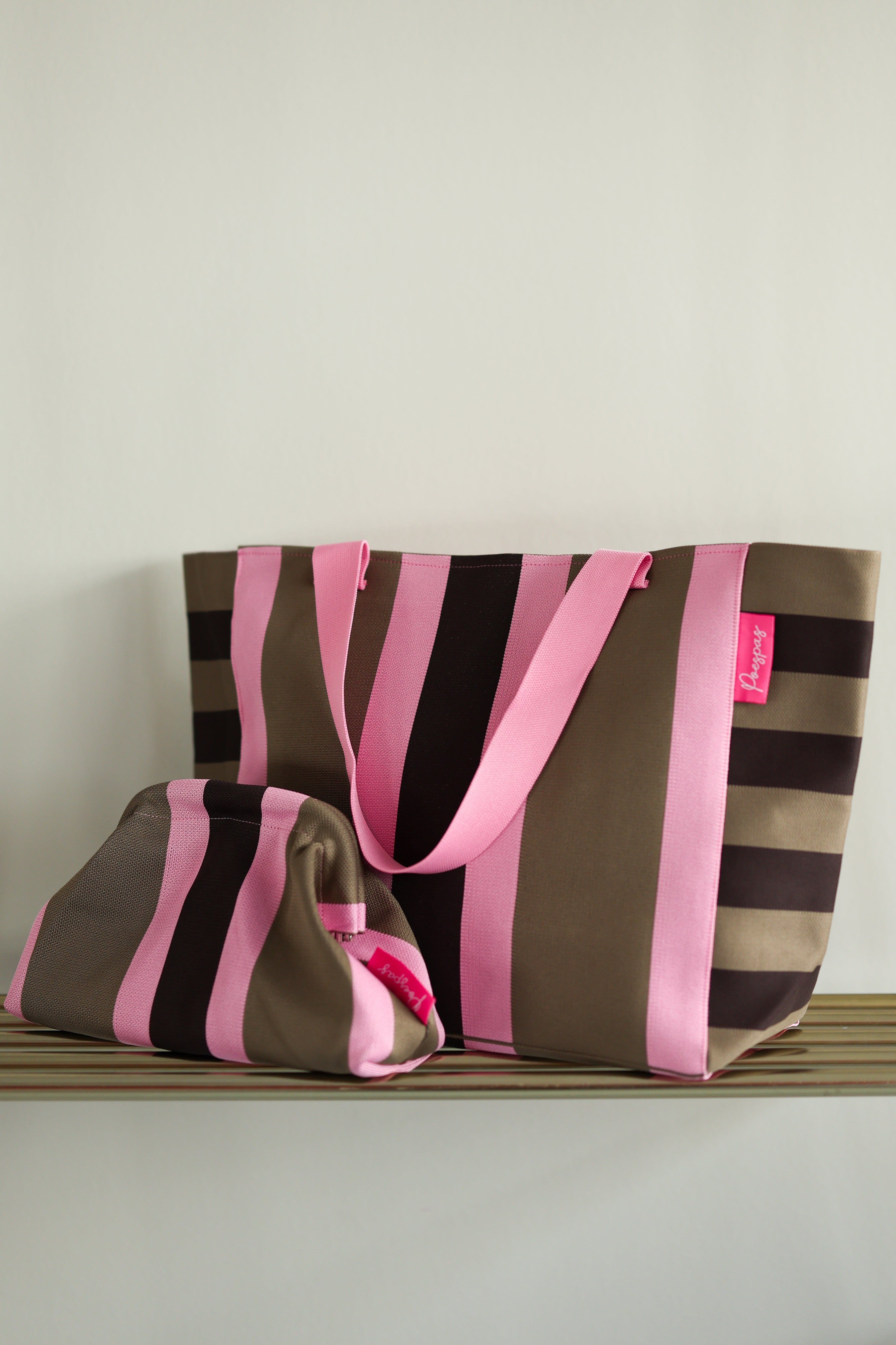Bag Bon Chocolate | Brown/pink | Studio Poespas