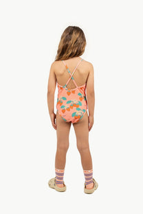 Strawberries swimsuit | Dark pink | Tinycottons 4