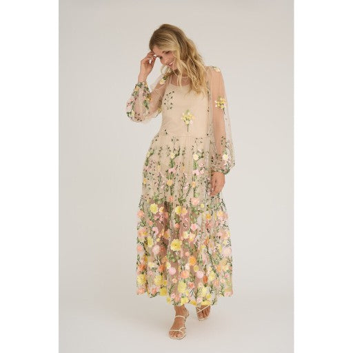 Dress_Fuschia_Sand-yellow_A-view_3